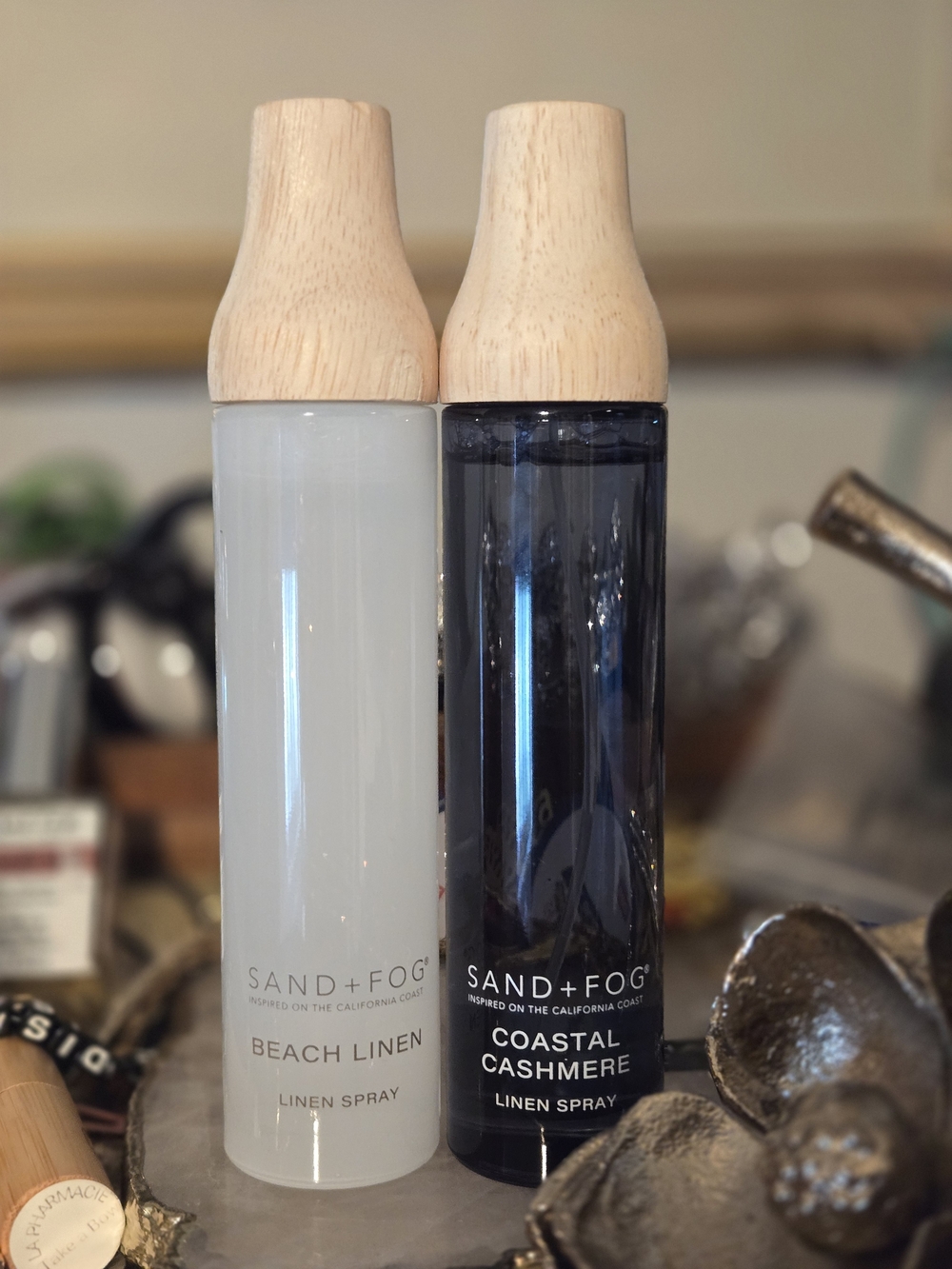 Sand + Fog Beach Linen & Coastal Cashmere Linen Spray Set - New
